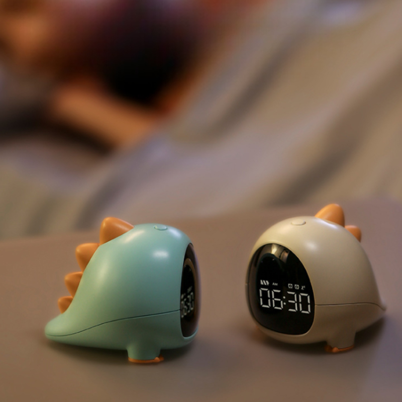 [KhomFire] นาฬิกาปลุกดิจิทัลอิเล็กทรอนิกส์ ไดโนเสาร์ตัวน้อย Alarm Clock