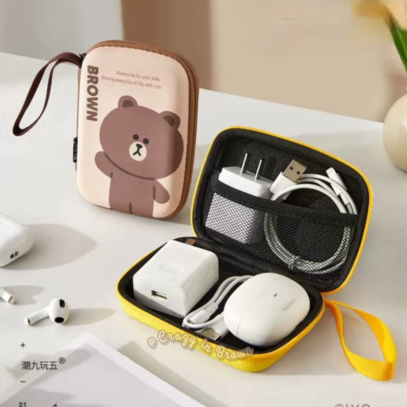 พร้อมส่ง✅ กล่องเก็บอุปกรณ์ กล่องเก็บของจุกจิก Line Friends
