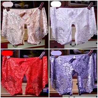 กางเกงในไซส์ใหญ่ กางเกงในสาวอวบ ขนาดใหญ่ XL-2XL-3XL ชั้นในลูกไม้ งานคัดเกรด /ไม่ระบุชื่อสินค้าหน้ากล่องพัสดุ