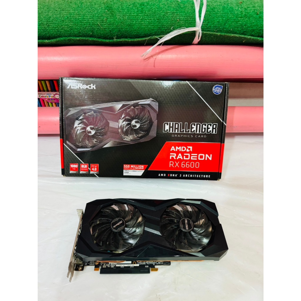 ขายการ์ดจอมือสอง ASROCK CHALLENGER RX6600 8GB