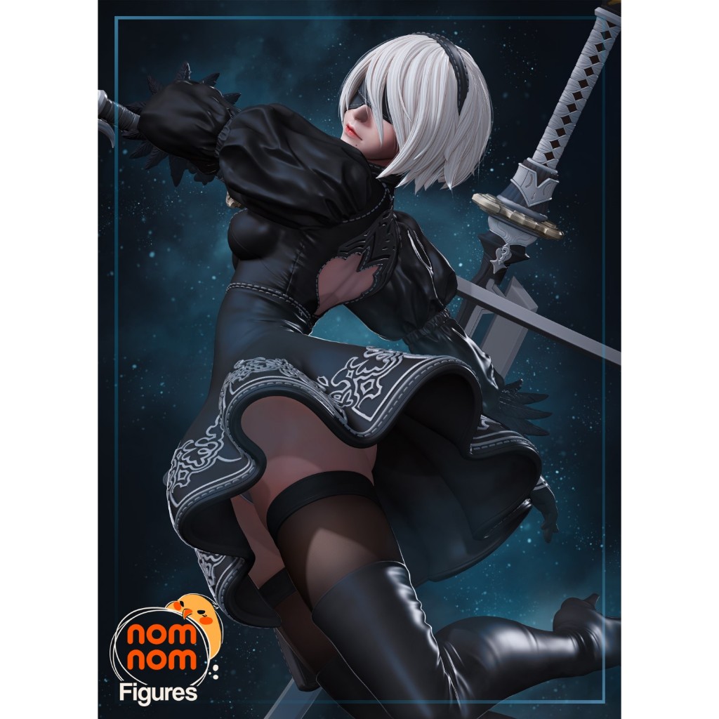 2B Nier (โมเดลเรซิ่นไม่ทำสี)