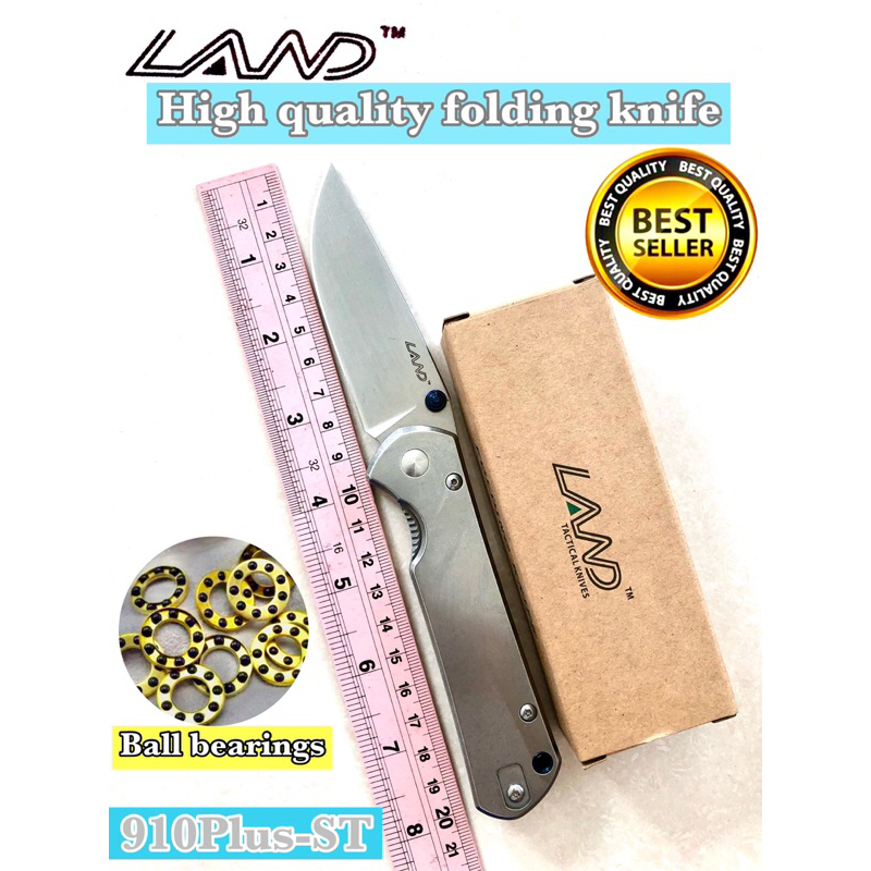 High quality folding knife Land 910Plus-ST for collection and camping