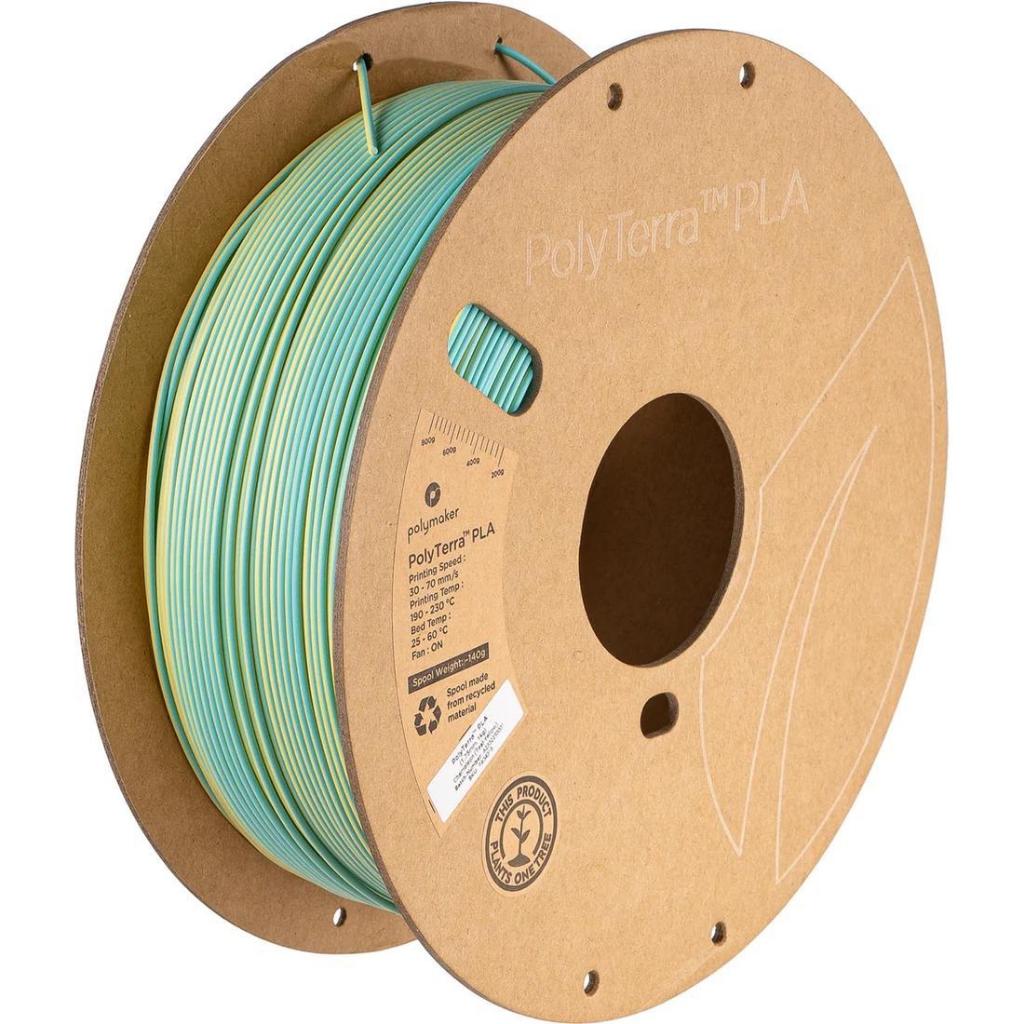 เส้น PolyTerra PLA ยี่ห้อ Polymaker Filament for 3D Printer เส้นพิมพ์สามมิติ 1.75mm 1KG