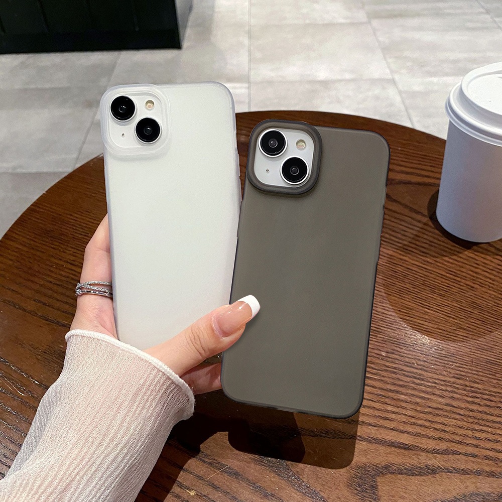TPUฝ้าเคส For  iPhone 16 Pro Max 11 15 13 14 Plus 12 15promax 16promax 13promax iphone11 13pro 16pro เคสโทรศัพท์มือถือ
