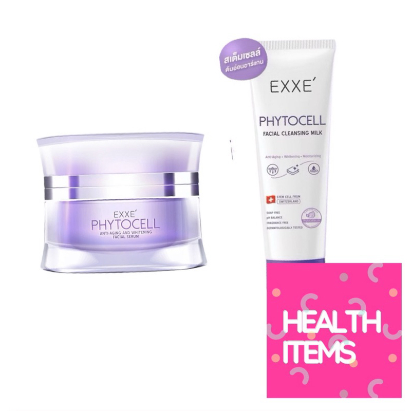 EXXE’ Phytocell Anti-Aging And Whitening Facial SerumExxe Phytocell / Facial Cleansing Milk Clearasoft