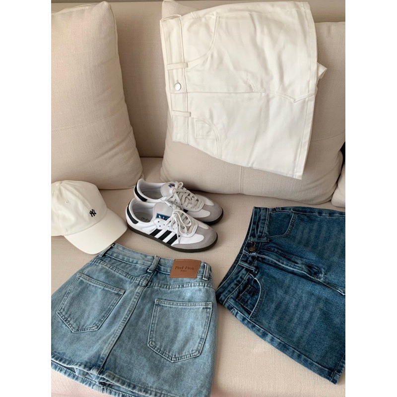 กระโปรงกางเกงยีนส์ Feelfree Kiddy Skirt ทรงสวย มือ1