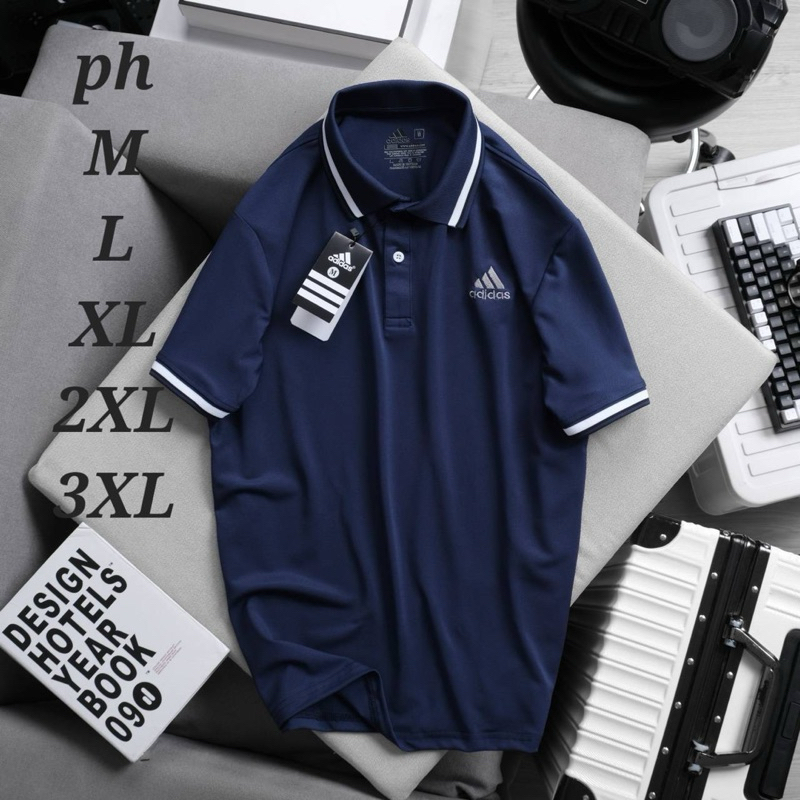 เสื้อโปโลผู้ชายคอปกแขนสั้น/789