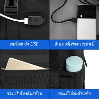 ผู้ชายธุรกิจกระเป๋าเป้สะพายหลังกระเป๋าเดินทางความจุขนาดใหญ่ขยายกระเป๋าเป้สะพายหลังผู้หญิงกันน้ำ