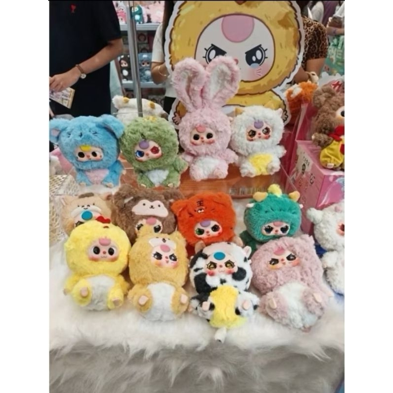 [พร้อมส่ง/เลือกตัว]กล่องสุ่มตุ๊กตาเบบี้ทรี12ราศี Baby Three Zodiac blind box