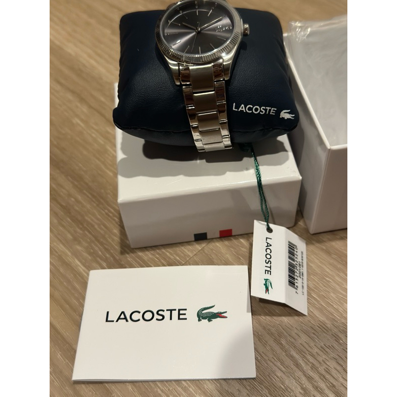 นาฬิกาLacoste สีเงิน แท้ 💯