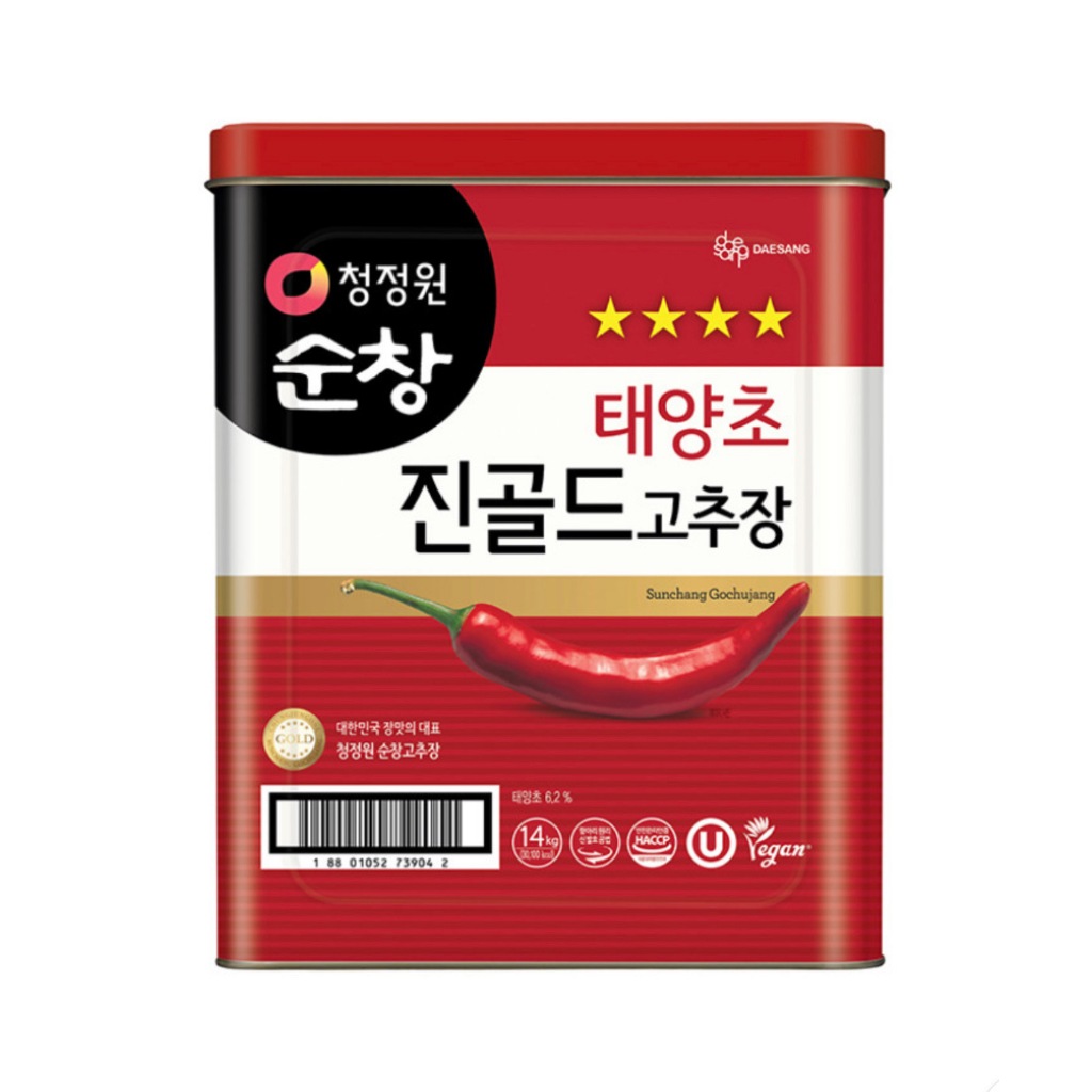 [ของแท้] 순창태양초진골드고추장 Sunchang Gochujang (โคชูจัง พริกแกงเกาหลี) 14kg