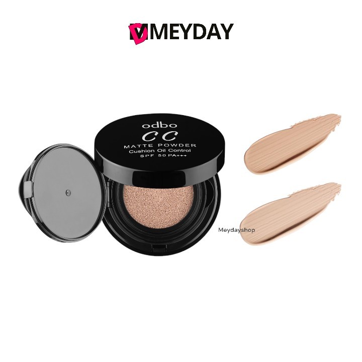 (OD625) odbo CC MATTE POWDER CUSHION OIL CONTROL SPF 50 PA+++ โอดีบีโอ ซีซี แมท พาวเดอร์ คุชชั่น ออยล์ คอนโทรล