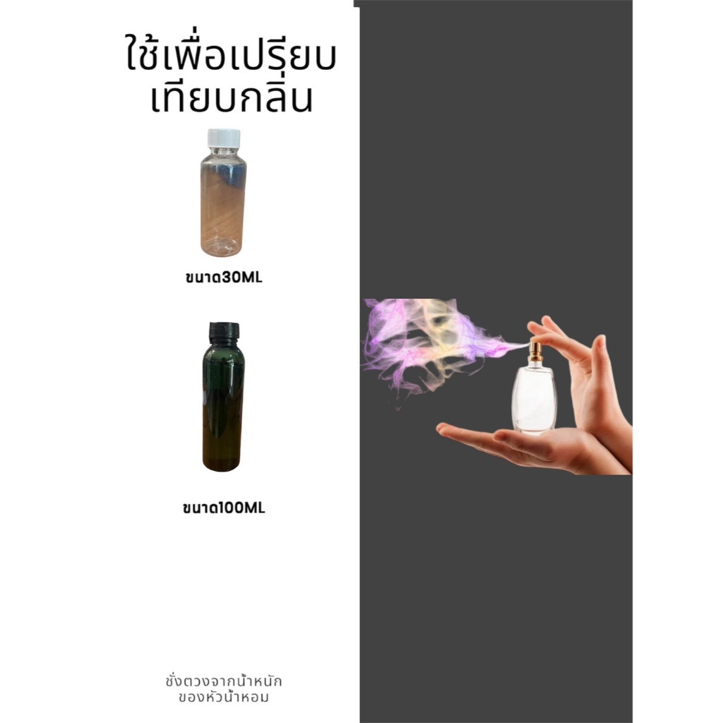 หัวน้ำหอมกลิ่นWhite Musk หัวน้ำหอมแท้100% ใส่สบู่ ใส่ครีม ใส่โลชั่น ขนาด30ML100ML