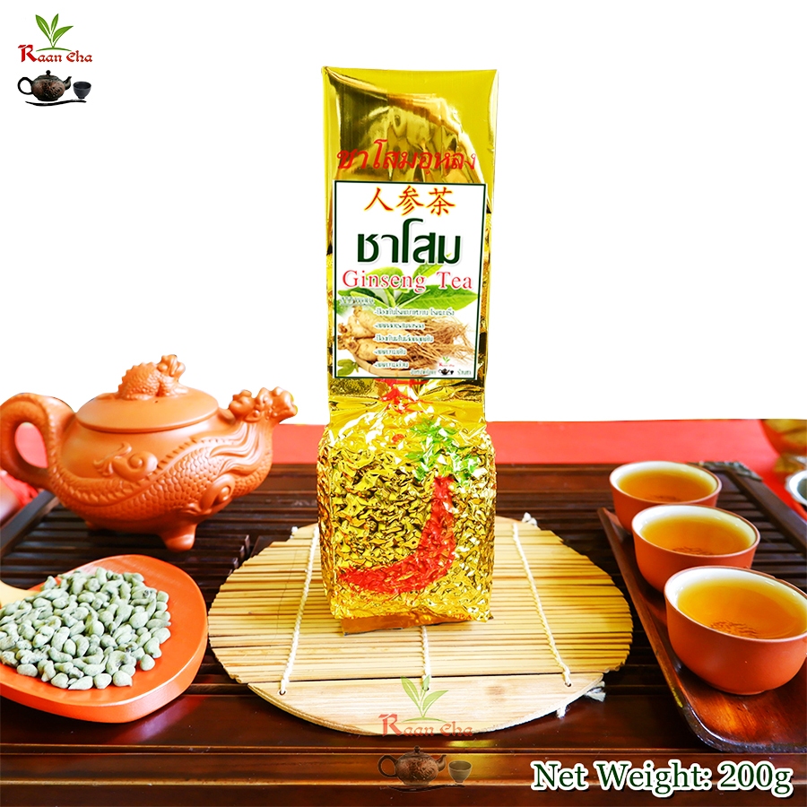 ชาโสม ชาโสมอู่หลง เกรดA 200g Oolong Genseng Tea 乌龙人参茶