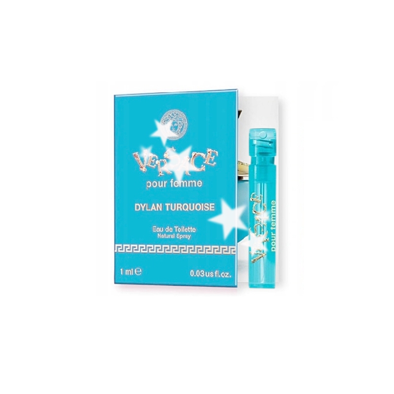 น้ำหอมสำหรับผู้หญิง Pour Femme Dylan Turquoise Eau De Toilette ขนาดทดลอง ปริมาณ 1 ml.