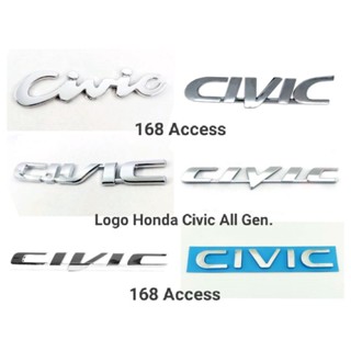 โลโก้ติดท้าย Civic EG, EK, ES, FD, FB, FC/FK, FE รวมทุกโฉม L…