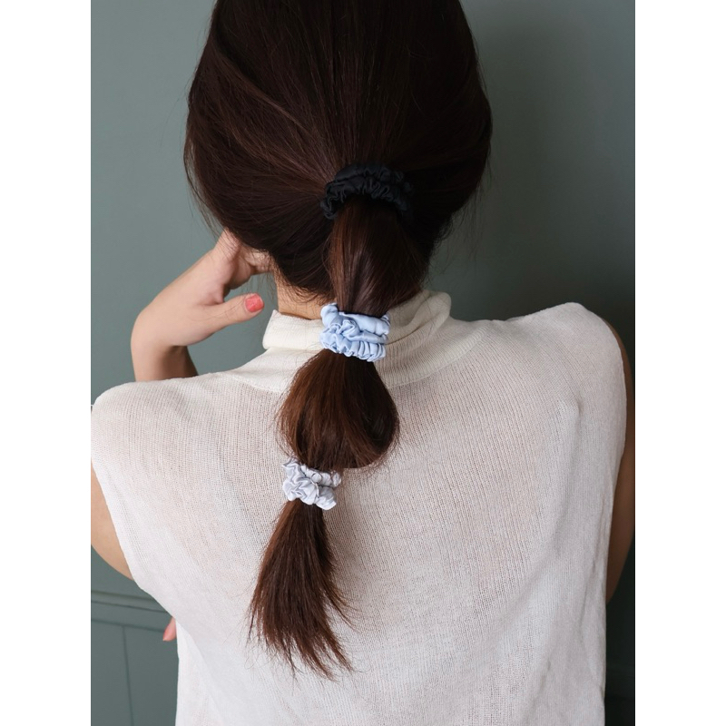 A.piece ยางมัดผมผ้าไหม Daily mulberry scrunchie