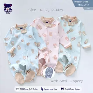 TWO - WAY ZIPPER รอมเปอร์ชุดหมีขายาวคลุมเท้า Mami Baby