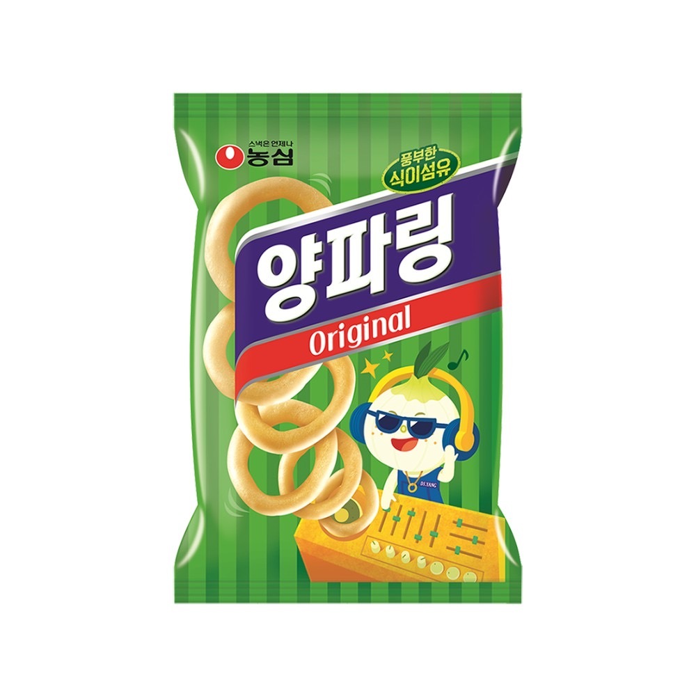 [ของแท้] 양파링 Nongshim Onion Ring (ขนมทอดกรอบรสหัวหอม) 80g