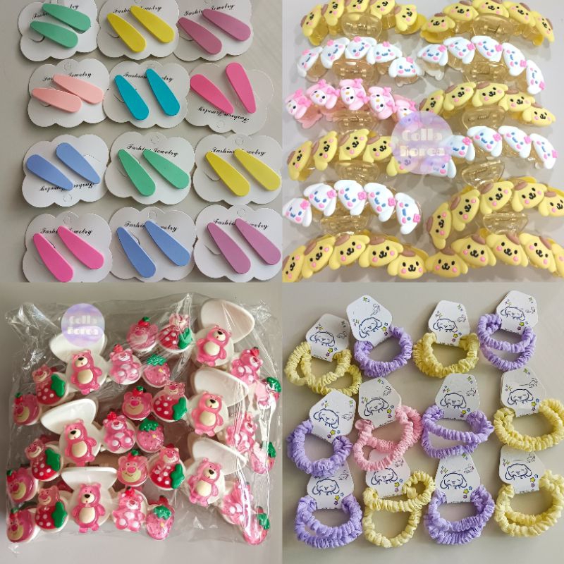 (พร้อมส่ง ร้านคนไทย ) กิ๊บช็อปยกโหลราคาส่ง ลดล้างสต๊อค 50-80% กิ๊บติดผม ยางรัดผม ที่คาดผม ราคาส่ง