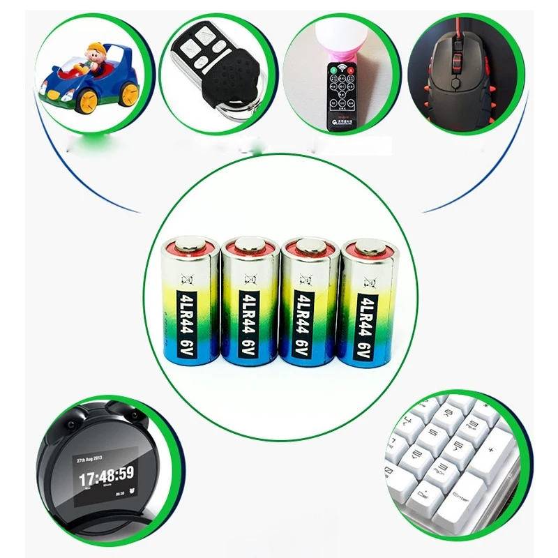 4ก้อน 100 บาท ถ่าน 4LR44 Super batteries 4LR44 6V Alkaline Battery For Dog Collar Remote Key