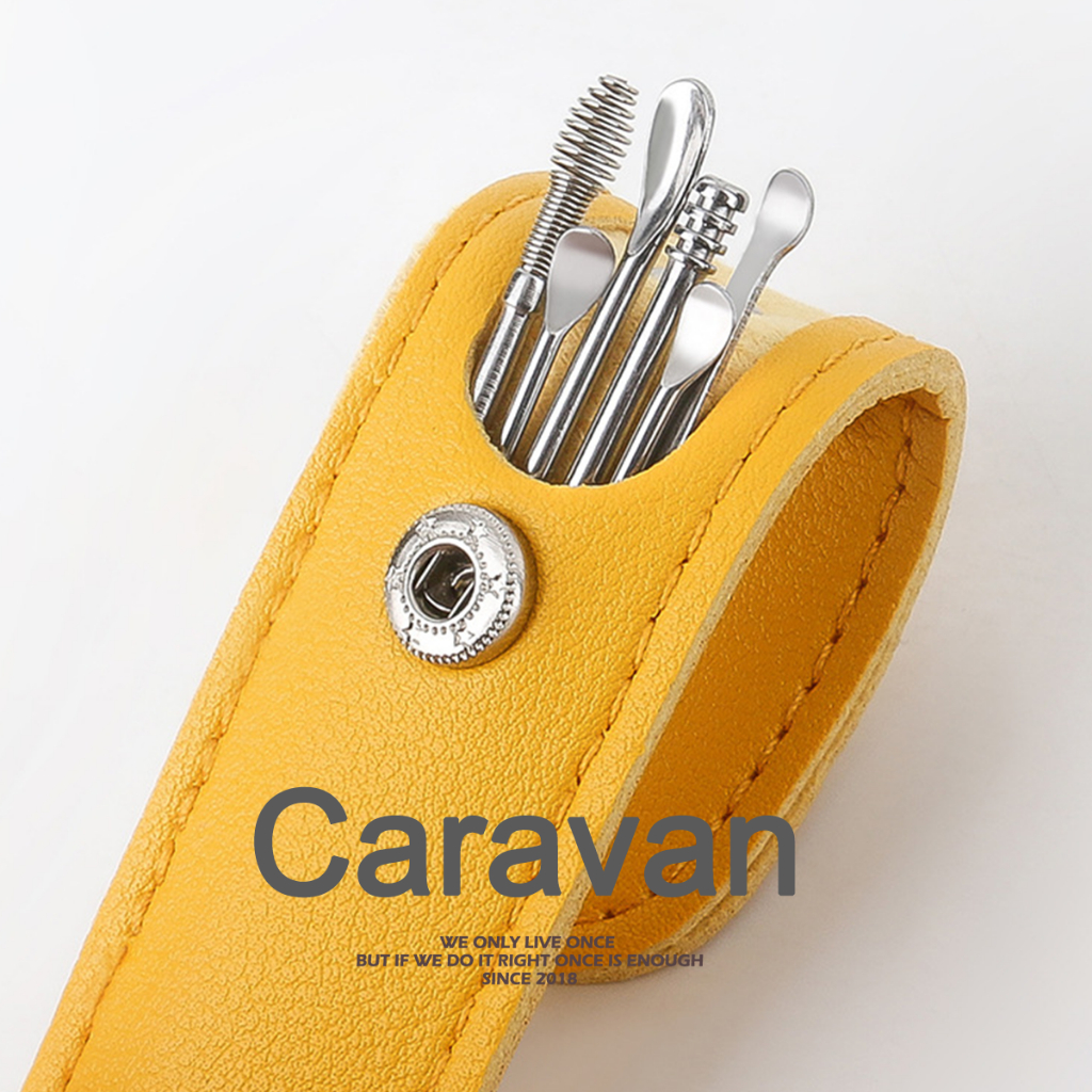 Caravan Crew ไม้แคะหูสเตนเลสแท้ ชุดไม้แคะหู 6 in 1 ไม้แคะหู