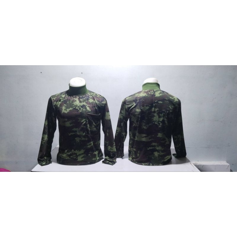 เสื้อคอเต่าลายพลางทหาร ตัวละ85บาท ฟรีไซส์ ใส่ได้ทั้งผู้หญิงและผู้ชาย Lady Clothing Women ผ้าลาย