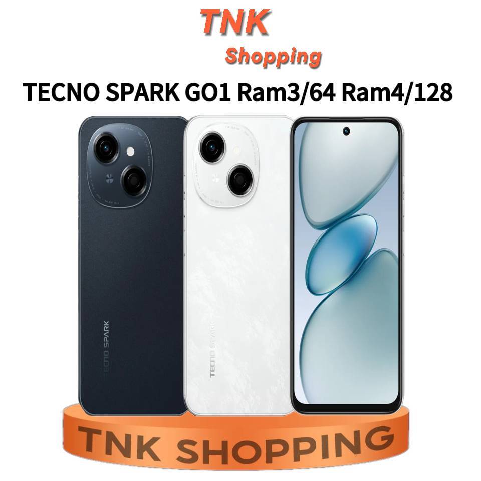 TECNO Spark Go1 แบตเตอรี่ 5000mAh RAM3/64GB RAM 4/128GB ประกันศูนย์