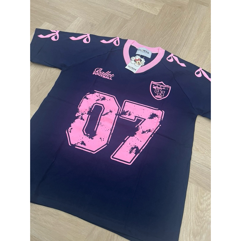 เสื้อยืดOversize(FLOWER)คอวี07