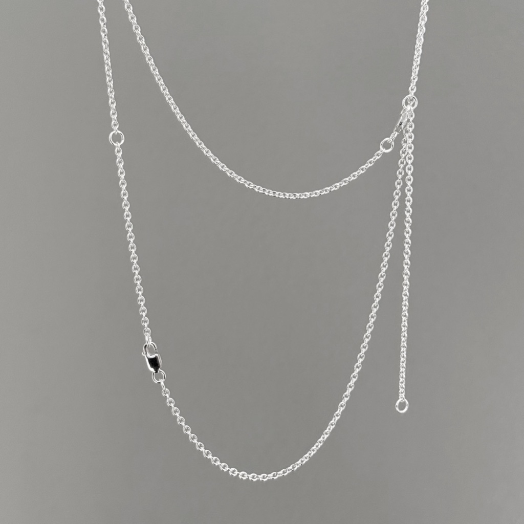 (necklace,เฉพาะสร้อย) : CLASSIC NECKLACE SILVER925 (PRICE PER PIECE) / สร้อยคอเงินแท้ สร้อยคอโซ่ เงินแท้ | YOUR WISHLIST