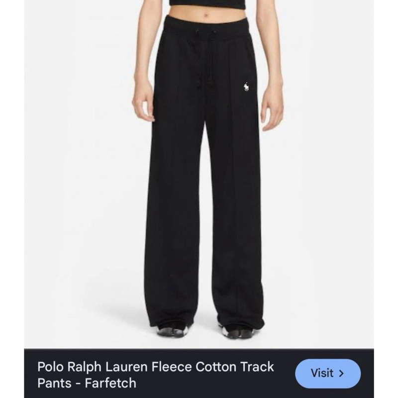 Polo Ralph Lauren Cotton Track Pants กางเกงขายาว ทรงขากระบอก ทรงสวย