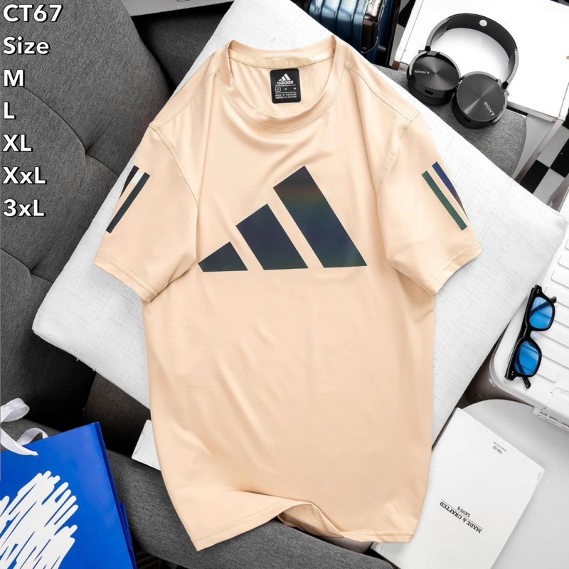 เสื้อยืดคอกลมแขนสั้นผู้ชาย แฟชั่น ออกกำลังกาย วิ่ง ใส่ลำลอง SP160