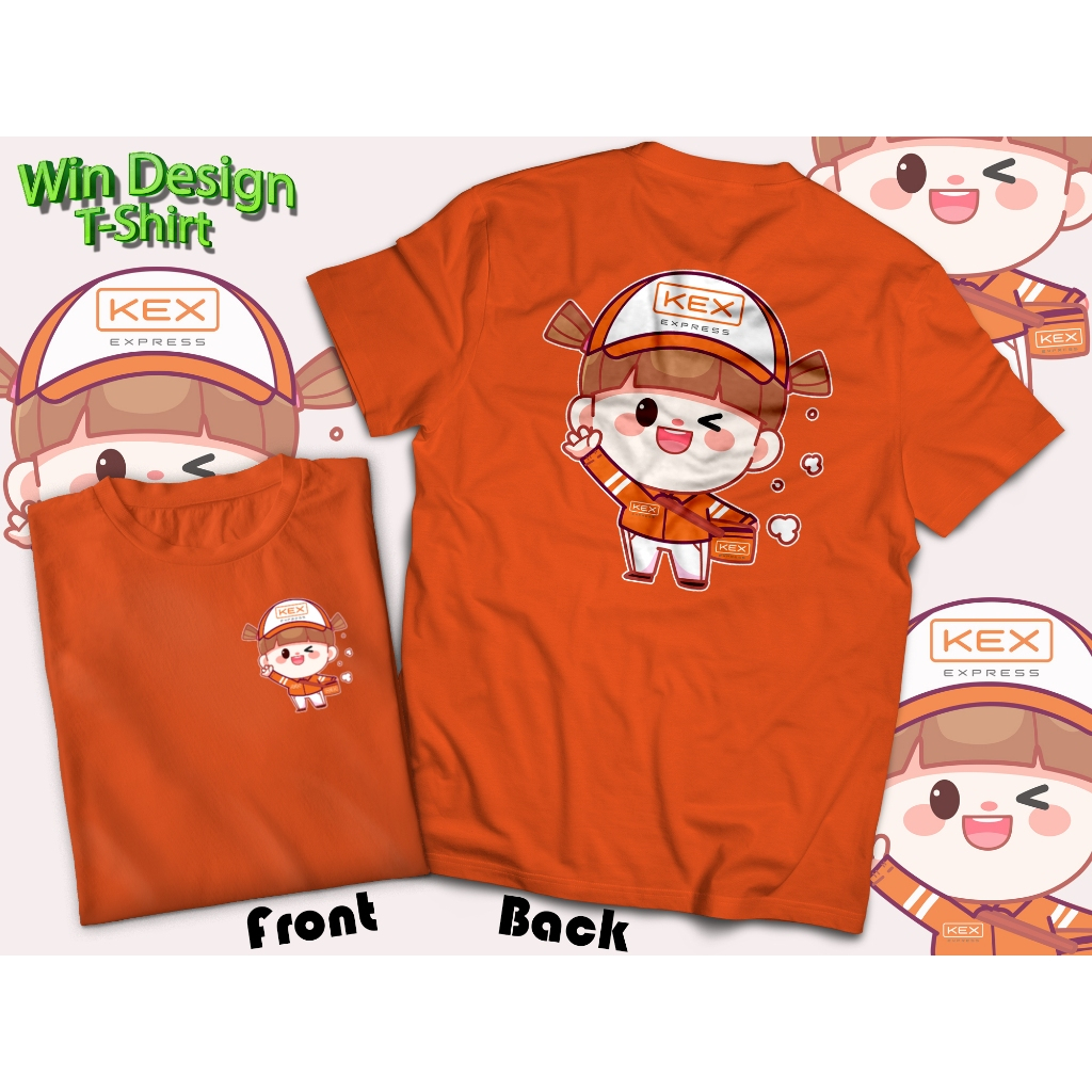 เสื้อKEX EXPRESS CARTOON  ผ้าคอตตอน100%   ผ้าหนานุ่ม