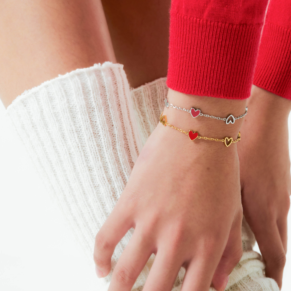 Bemet Cherie amour bracelet กำไลสแตนเลส