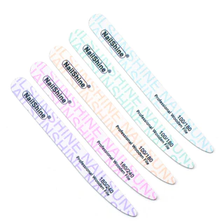 ตะไบเล็บ แบบบาง Nailshine ตะไบบางเข้าซอกเล็บ ตะไบเก็บทรงเล็บ