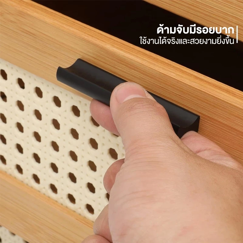 ลิ้นชักข้างเตียง สไตล์มินิมอล ตู้เก็บของข้าง สไตล์นอร์ดิก thumbnail 7