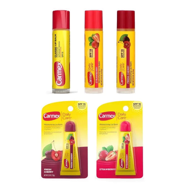 💖แท้/ส่งเร็วมาก💖 🇺🇸 Carmex Lip Blam Water Resistant 🇺🇸 ลิปบาล์ม คาร์แม็กซ์ นำเข้าจากUSA ลิปมัน มีหลายแบบ