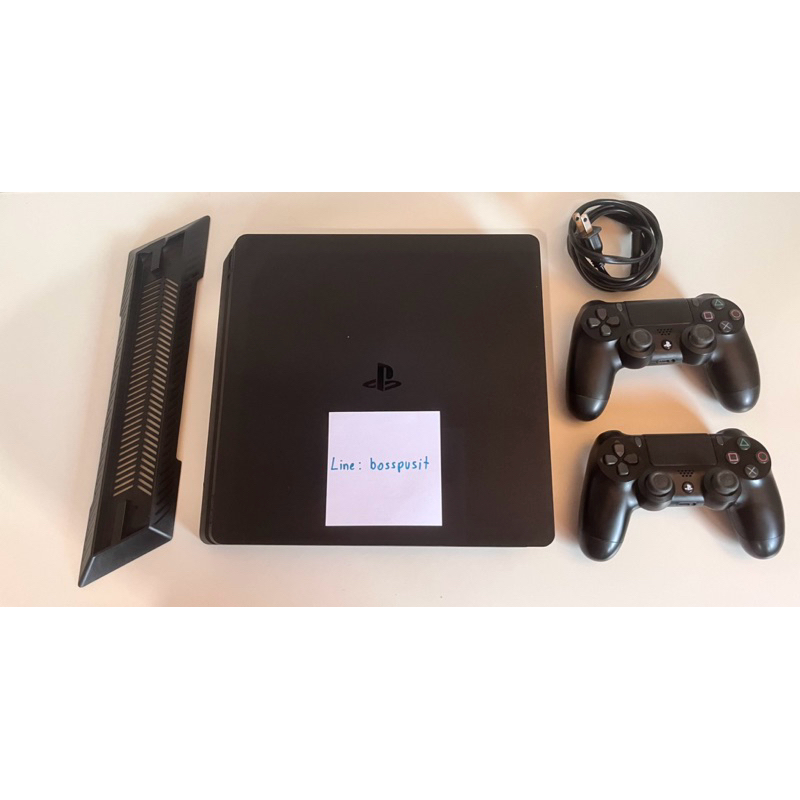 PS4 Slim Disc + 2 Dualshock controller <มือสอง>