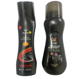 น้ำยาทารองเท้า ขัดเงารองเท้า คลีนชูส์ สีดำ ขนาด 75 ML