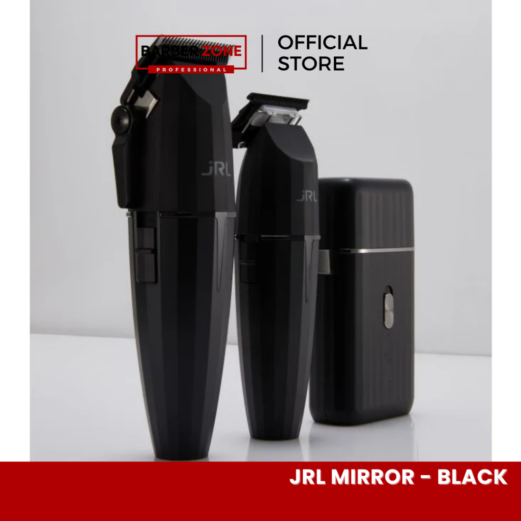 (รุ่นใหม่) JRL Onyx Clipper +Trimmer+shaver เซ็ตสีดำ พร้อมแท่นชาร์ตสำหรับตัวตัดและกันขอบ