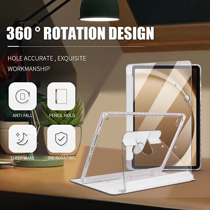 ARRIVAL Crystal Glass case Samsung Galaxy Tab S9FE Wifi Samsung Tab A9 sim Tab A9+ Sim Samsung Galax