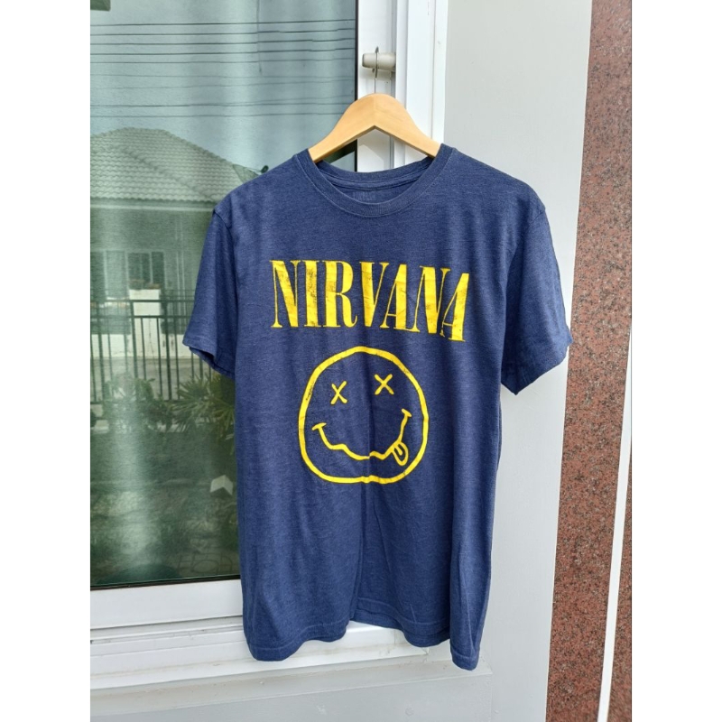 เสื้อวงมือสอง เสื้อวง nirvana Size L มือ2