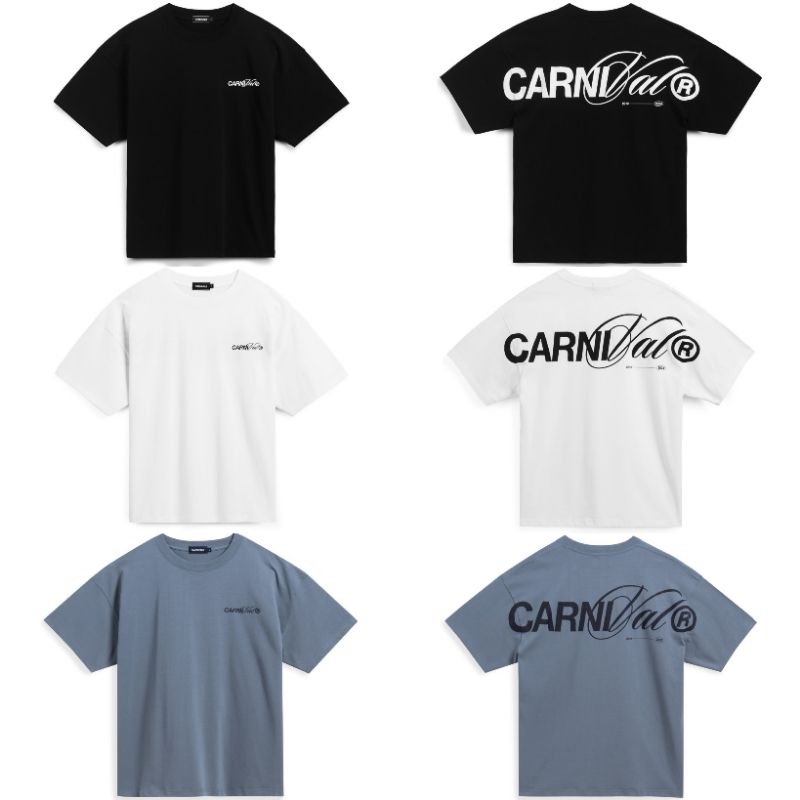 [ ของแท้ ] เสื้อยืด CARNIVAL CALLIGRAPHY OVS T-SHIRT ของใหม่ พร้อมส่ง