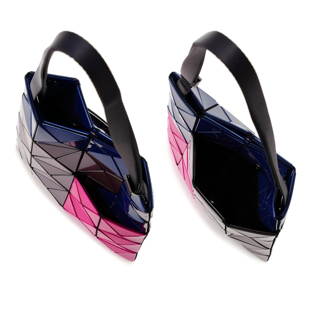 [Japan]2024 ฤดูกาลใหม่ BAOBAO Issey Miyake ซีรีส์ 6x6 ของแท้ 100% กระเป๋าสะพายเดี่ยว