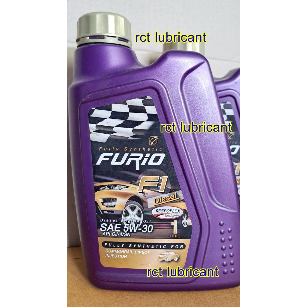 บางจาก FURiO F1 DIESEL SAE 5W-30 (ขนาด 1 ลิตร ) สังเคราะห์แท้ 100%