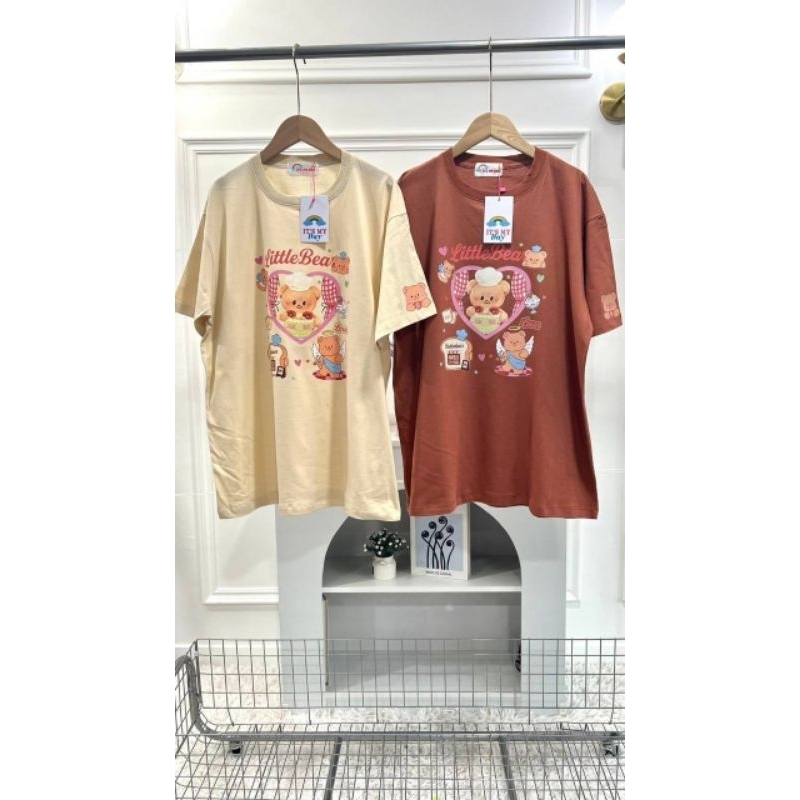 เสื้อยืดลายการ์ตูน butter bear BC062