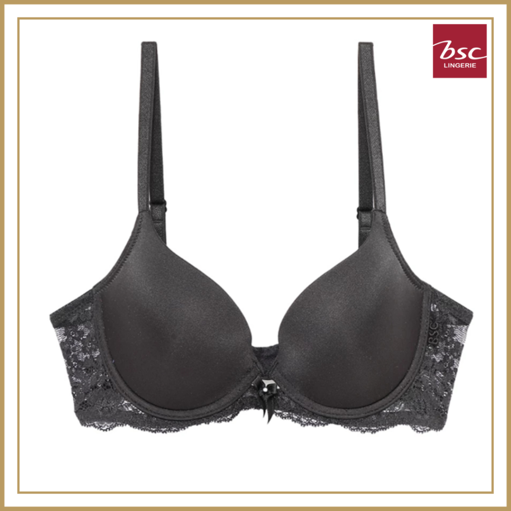 BSC Lingerie ชุดชั้นในลูกไม้เซ็กซี่ รูปแบบ MOLD BRA ฟองน้ำดันทรง มี PAD เสริม รุ่น BB6411