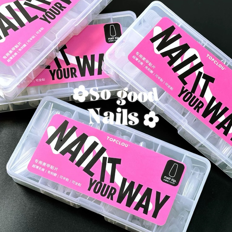 พร้อมส่ง 𐙚 Nail Tip ต่อเล็บ Premium