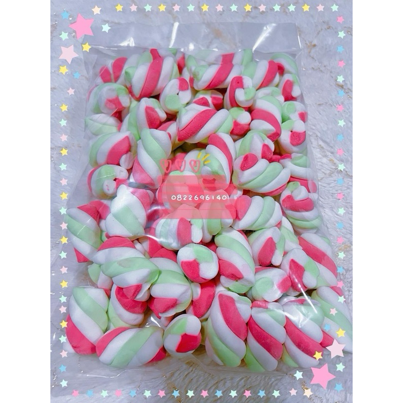 300กรัม❤️ Marshmello เกลียวคริสต์มาส