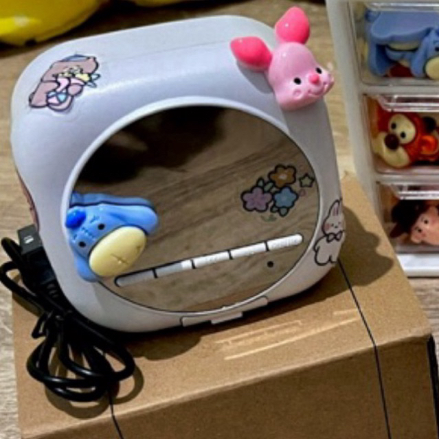ลำโพงบลูทูธจิ๋ว มีที่ตั้งโทรศัพท์ (พร้อมส่ง)